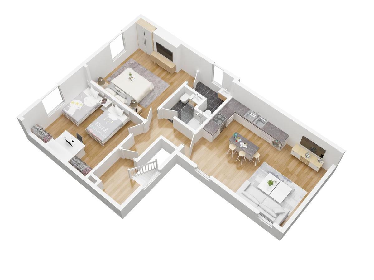 The Nutcracker Suite - Self Check-In, Self-Catering Apartment For East Midlands Airport Kegworth Dış mekan fotoğraf